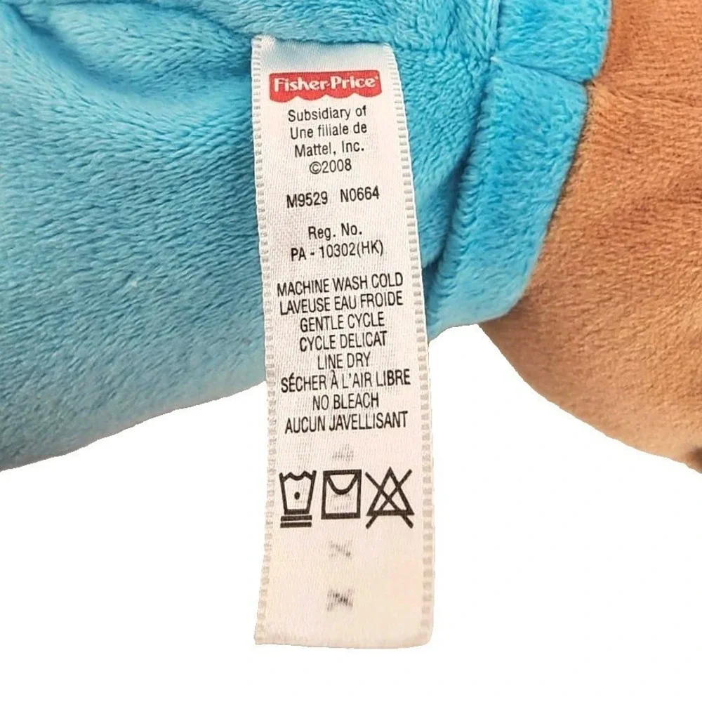 Fisher-Price‎ Plush Blue Baby's 1st Bear M9529 2008 Pajamas Stuffed Toy EUC